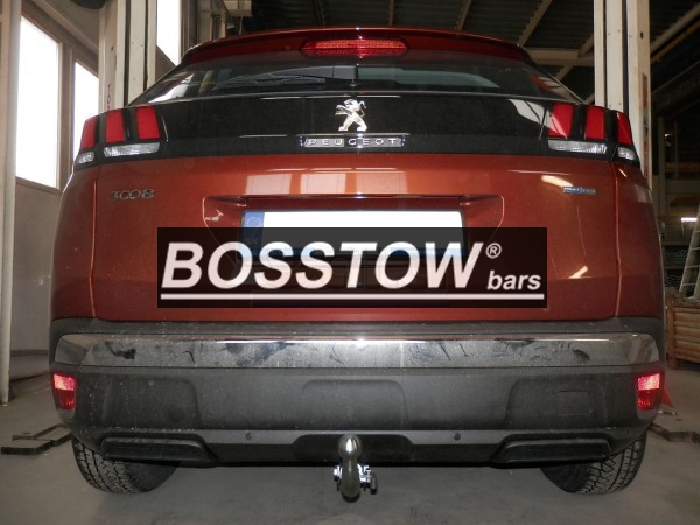 Anhängerkupplung für Peugeot-3008 Fzg. ohne Esatz Vorbereitung, Baureihe 2016-2023 abnehmbar