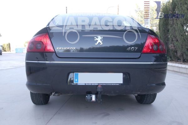 Anhängerkupplung für Peugeot-407 Limousine, Baureihe 2004-2006 starr