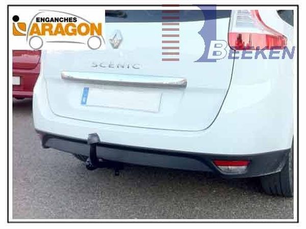 Anhängerkupplung für Renault-Grand Scenic nicht RX4, Baureihe 2013-2016 starr  Anhängerkupplung für Renault-Grand Scenic nicht RX4, Baureihe 2013-2016 starr