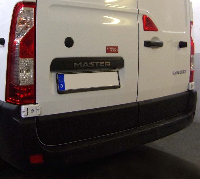 Anhängerkupplung für Renault-Master Kastenwagen Frontantrieb ohne Trittbrett, Fzg. ohne Elektrosatz Vorbereitung, Baureihe 2014-2024 starr  Anhängerkupplung für Renault-Master Kastenwagen Frontantrieb ohne Trittbrett, Fzg. ohne Elektrosatz Vorbereitung, Baureihe 2014-2024 starr