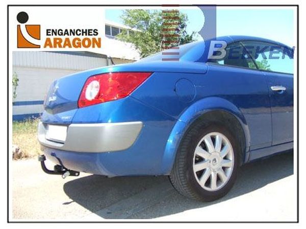 Anhängerkupplung für Renault-Megane Coupé, Baureihe 2003-2009 starr  Anhängerkupplung für Renault-Megane Coupé, Baureihe 2003-2009 starr