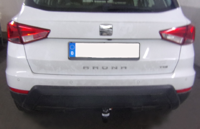 Anhängerkupplung für Seat-Arona spez. CNG, nur für Heckträgerbetrieb, Baureihe 2017-2021 V-abnehmbar