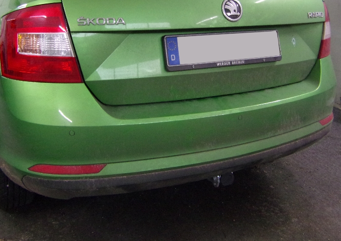 Anhängerkupplung für Skoda-Rapid Spaceback, Baureihe 2015-2018 abnehmbar