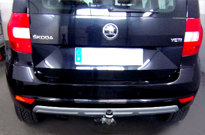 Anhängerkupplung für Skoda-Yeti, Baureihe 2014- abnehmbar