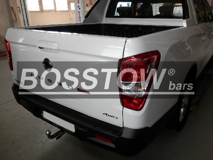 Anhängerkupplung für Ssang Yong-Musso Grand, Baureihe 2019-2022 abnehmbar  Anhängerkupplung für Ssang Yong-Musso Grand, Baureihe 2019-2022 abnehmbar