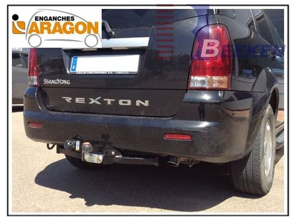 Anhängerkupplung für Ssang Yong-Rexton Typ GAB, Baureihe 2004-2006 starr  Anhängerkupplung für Ssang Yong-Rexton Typ GAB, Baureihe 2004-2006 starr
