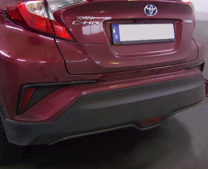 Anhängerkupplung für Toyota-C-HR SUV-Coupe, Baureihe 2016-2019 V-abnehmbar  Anhängerkupplung für Toyota-C-HR SUV-Coupe, Baureihe 2016-2019 V-abnehmbar