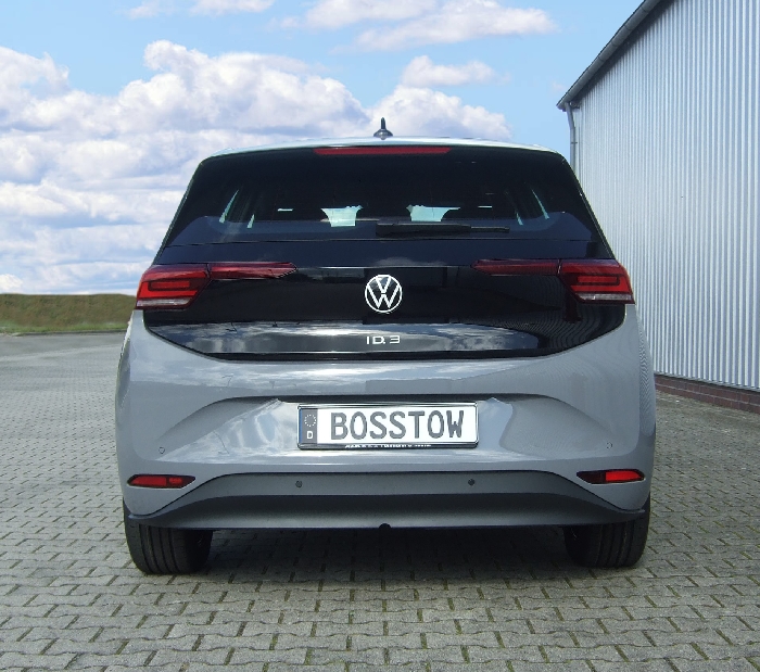 Anhängerkupplung für VW-ID 3 Heckträgeraufnahme, nur für Heckträgerbetrieb, Montage nur bei uns im Haus, Baureihe 2023- V-abnehmbar