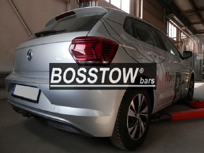 Anhängerkupplung für VW-Polo (AW) Schrägheck, Baureihe 2021-2023 abnehmbar  Anhängerkupplung für VW-Polo (AW) Schrägheck, Baureihe 2021-2023 abnehmbar