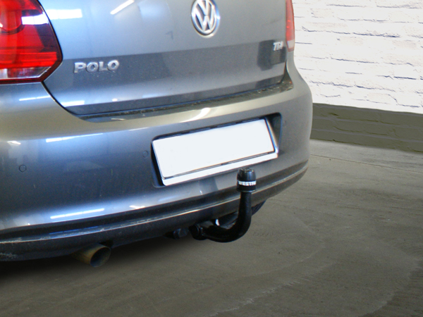 Anhängerkupplung für VW-Polo (6R)Steilheck / Coupé, Baureihe 2009-2014 V-abnehmbar  Anhängerkupplung für VW-Polo (6R)Steilheck / Coupé, Baureihe 2009-2014 V-abnehmbar