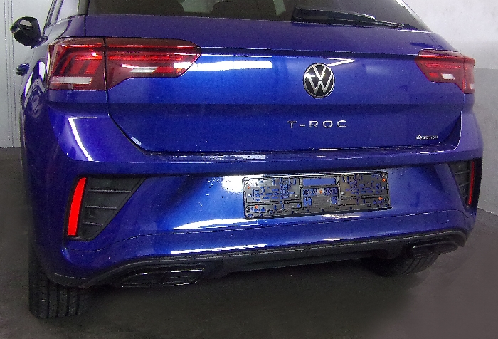Anhängerkupplung für VW-T-roc spez. R-Line, Baureihe 2023- V-abnehmbar  Anhängerkupplung für VW-T-roc spez. R-Line, Baureihe 2023- V-abnehmbar