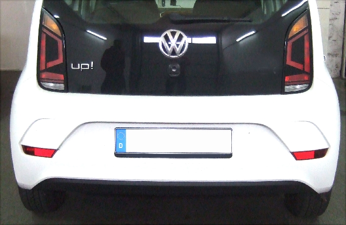 Anhängerkupplung für VW-Up nicht Erdgas, nicht eUp, nicht GTI, nur für Heckträgerbetrieb, Baureihe 2016-2023 starr