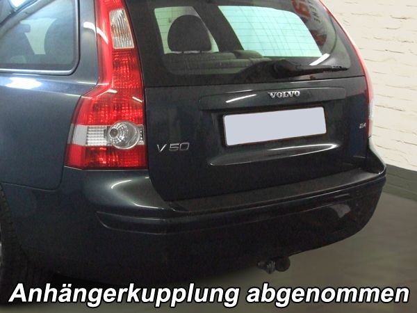 Anhängerkupplung für Volvo-V50 Kombi, Baureihe 2007-2009 abnehmbar