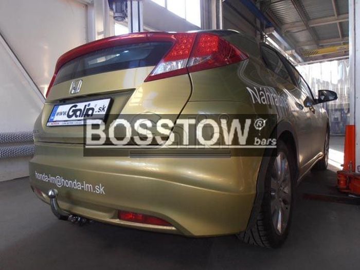 Anhängerkupplung für Honda-Civic 5-türig, Fließh., Baureihe 2012-2015 abnehmbar  Anhängerkupplung für Honda-Civic 5-türig, Fließh., Baureihe 2012-2015 abnehmbar