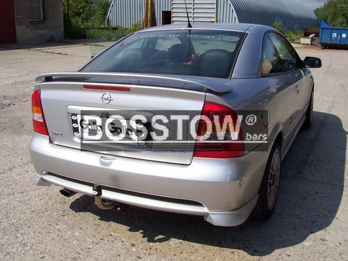 Anhängerkupplung für Opel-Astra G, Stufenheck, Baureihe 1998-2000 abnehmbar  Anhängerkupplung für Opel-Astra G, Stufenheck, Baureihe 1998-2000 abnehmbar