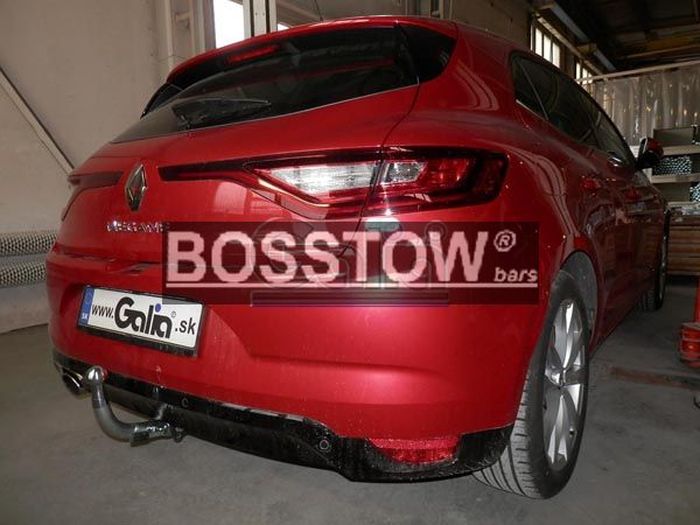 Anhängerkupplung für Renault-Megane Fließheck, 5-türig, Baureihe 2016- abnehmbar  Anhängerkupplung für Renault-Megane Fließheck, 5-türig, Baureihe 2016- abnehmbar