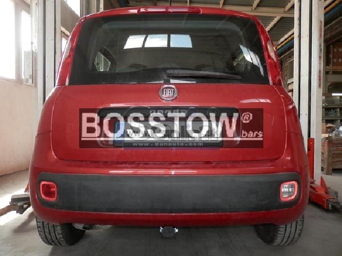 Anhängerkupplung für Fiat-Panda nicht 4x4, nicht Gasantrieb, bitte vorab Fzg. auf Anhängelastfreigabe prüfen - 2012- Ausf.:  horizontal