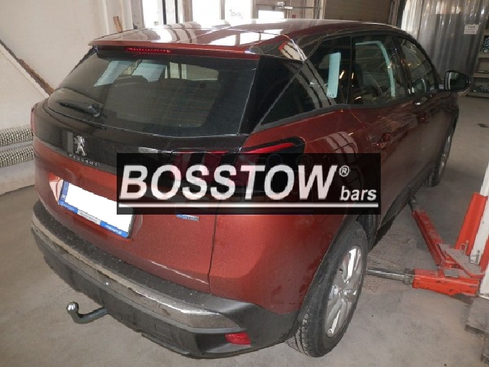 Anhängerkupplung für Peugeot-3008 spez. GT-Line, mit Esatz Vorbereitung, Baureihe 2016-2023 starr