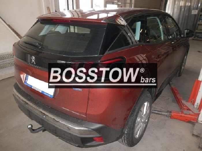 Anhängerkupplung für Peugeot-3008 Fzg. mit Esatz Vorbereitung, Baureihe 2016-2023 abnehmbar
