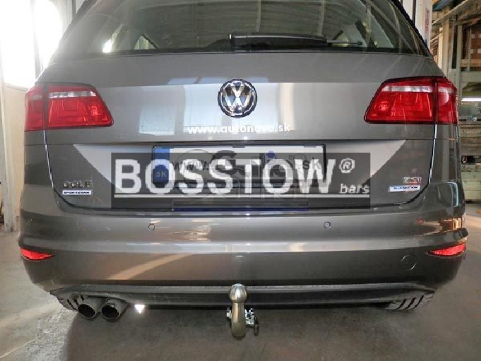Anhängerkupplung für VW-Golf - 2013-2018 VII Sportsvan Ausf.:  horizontal