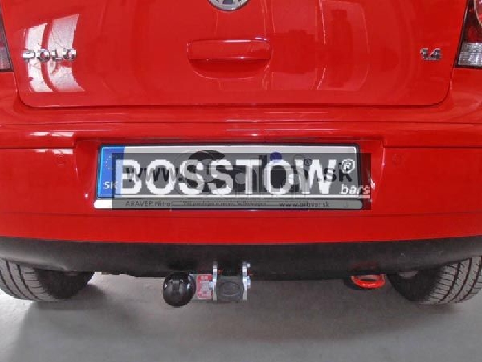 Anhängerkupplung für VW-Polo (9N) Fun, nur für Fzg. mit Anhängelastfreigabe - 2005- Ausf.:  horizontal