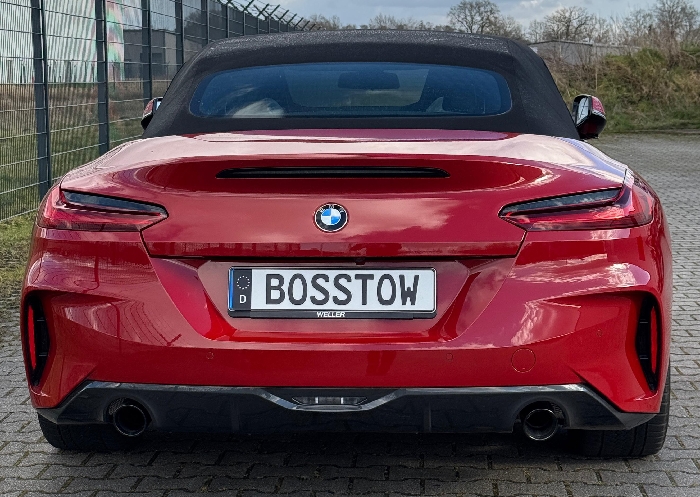 Anhängerkupplung für BMW-Z4 G29 Roadster, inkl. Sport-line, inkl. M-Sport, nur für Heckträgerbetrieb, Montage nur bei uns im Haus, Baureihe 2018- V-abnehmbar