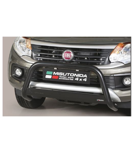 Frontschutzbügel Kuhfänger Bullfänger Toyota Hi-Lux 2015-2018, Medium Bar 63mm schwarz pulverbeschichtet