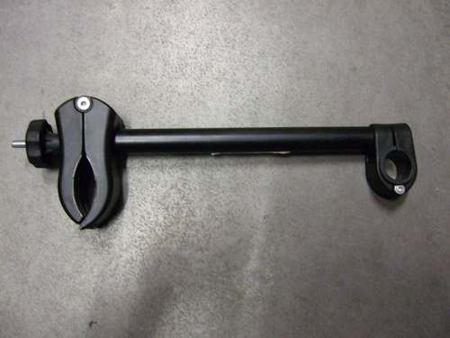 Fahrradhalter, universal, 30 cm, abschließbar, uni, f. 30mm Heckbügel Fahrradhalter, universal, 30 cm, abschließbar, uni, f. 30mm Heckbügel