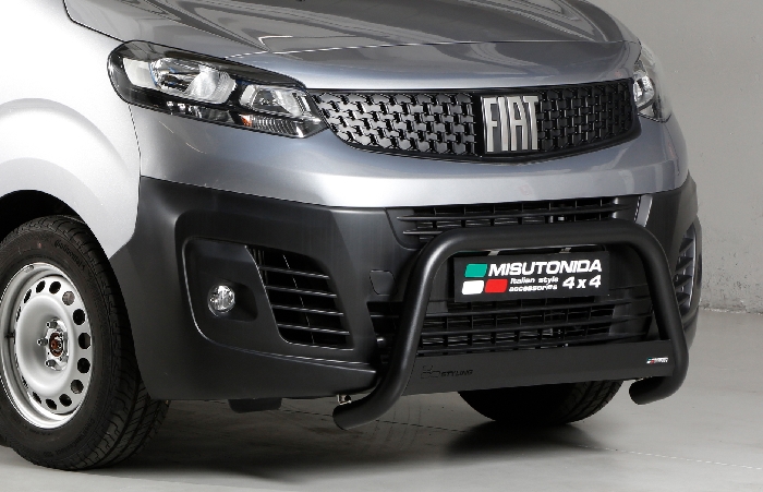 Frontschutzbügel Kuhfänger Bullfänger für Fiat Scudo 2021-, Medium Bar 63mm schwarz pulverbeschichtet