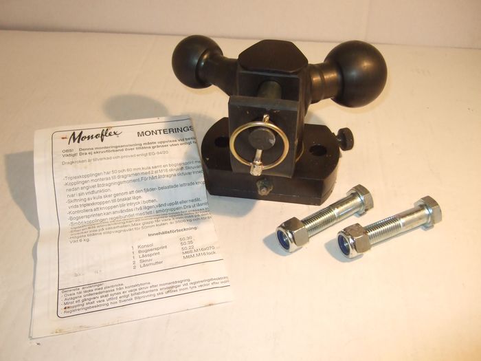 Maul- Kugelkupplung(90) Triplex/ Kugel 50/ 60 mm u. Maulkupplung (90)  Maul- Kugelkupplung(90) Triplex/ Kugel 50/ 60 mm u. Maulkupplung (90)