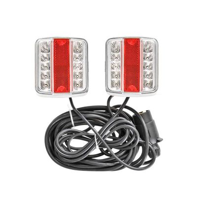 Schlussleuchten-Set LED auf Magnet 7, 5+2,5M Kabel  Schlussleuchten-Set LED auf Magnet 7, 5+2,5M Kabel