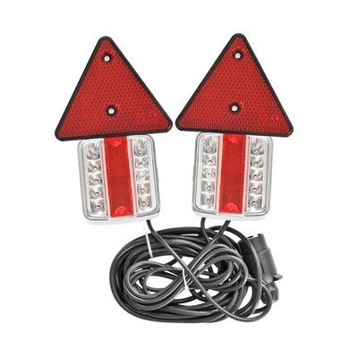 Schlussleuchten-Set LED auf Magnet 7, 5+2,5M Kabel  Schlussleuchten-Set LED auf Magnet 7, 5+2,5M Kabel