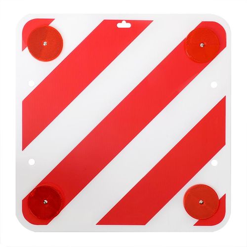 Warntafel für überstehende Lasten  Warntafel für überstehende Lasten