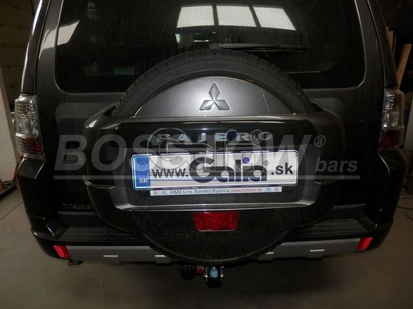 Anhängerkupplung für Mitsubishi-Pajero V60 (kurzer Radstand), Baureihe 2000-2002 abnehmbar