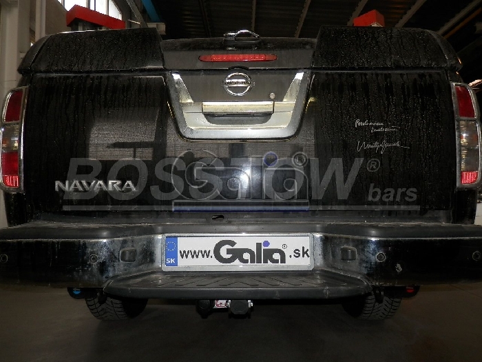 Anhängerkupplung für Nissan-Navara D40 mit Trittstoßstange - 2005-2010 Ausf.:  horizontal
