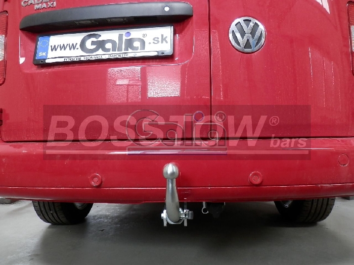 Anhängerkupplung für VW-Caddy Allrad, 4x4 - 2008-2015 Ausf.:  horizontal
