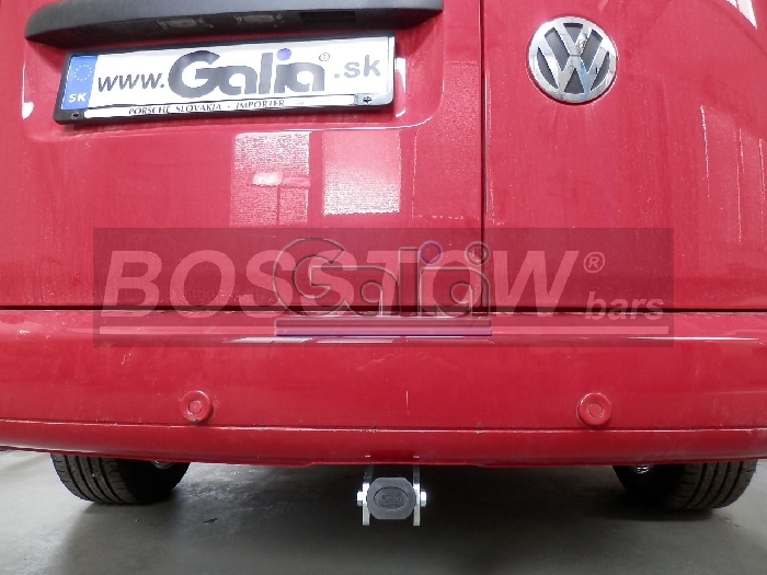 Anhängerkupplung VW Caddy III, IV, Kasten/ Bus/ Kombi, incl. Life, Baureihe 2004-2015  horizontal