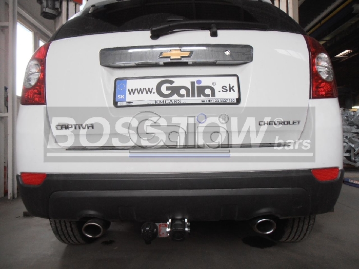 Anhängerkupplung für Chevrolet-Captiva Fzg. mit Elektrosatz Vorbereitung, Baureihe 2006-2012 abnehmbar