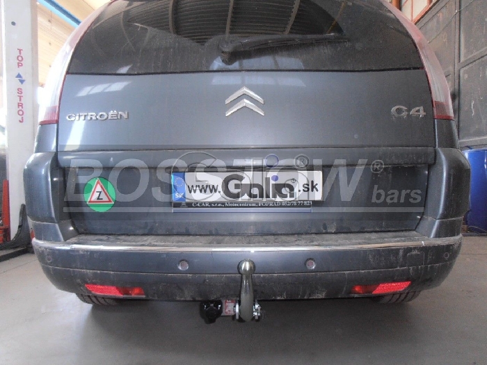 Anhängerkupplung für Citroen-C4 Picasso u. Gran Picasso, Baureihe 2011-2013 abnehmbar  Anhängerkupplung für Citroen-C4 Picasso u. Gran Picasso, Baureihe 2011-2013 abnehmbar
