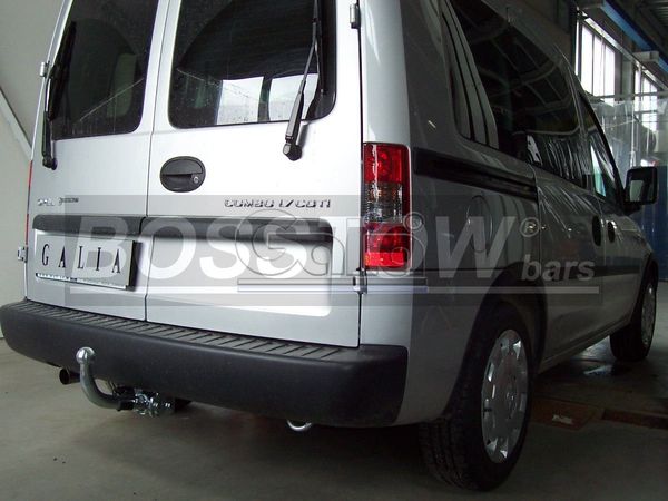 Anhängerkupplung für Opel-Combo C, incl. Tour, Baureihe 2001-2011 abnehmbar  Anhängerkupplung für Opel-Combo C, incl. Tour, Baureihe 2001-2011 abnehmbar