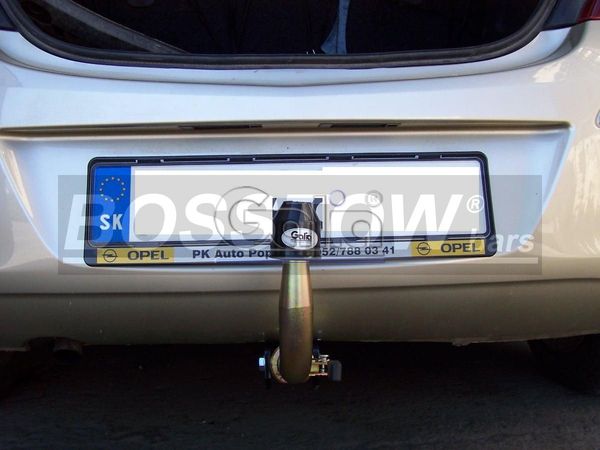 Anhängerkupplung für Opel-Corsa D, Fließheck, Baureihe 2006-2010 abnehmbar  Anhängerkupplung für Opel-Corsa D, Fließheck, Baureihe 2006-2010 abnehmbar