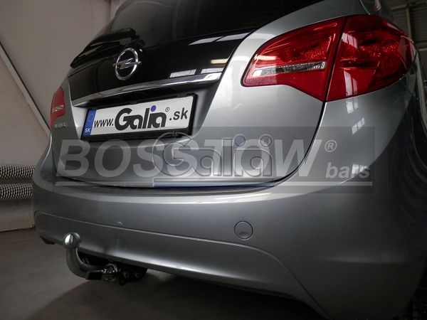 Anhängerkupplung für Opel-Meriva B, Minivan, nicht für Kfz. mit Fahrradträgersystem Flex-Fix, Baureihe 2014- abnehmbar  Anhängerkupplung für Opel-Meriva B, Minivan, nicht für Kfz. mit Fahrradträgersystem Flex-Fix, Baureihe 2014- abnehmbar