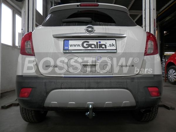 Anhängerkupplung für Opel-Mokka nicht für Fzg. mit Fahrradträgersystem Flex-Fix, ohne Elektrosatzvorb., Baureihe 2012-2016 abnehmbar  Anhängerkupplung für Opel-Mokka nicht für Fzg. mit Fahrradträgersystem Flex-Fix, ohne Elektrosatzvorb., Baureihe 2012-2016 abnehmbar