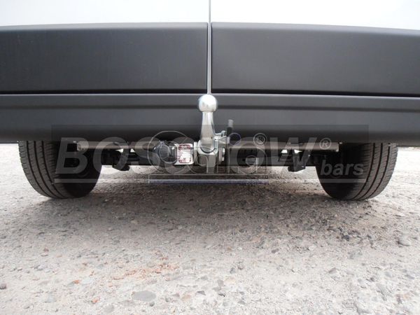 Anhängerkupplung für Opel-Movano Kasten, Bus, Kombi, Frontantrieb, Fzg. mit Elektrosatz Vorbereitung, Baureihe 2010-2014 abnehmbar  Anhängerkupplung für Opel-Movano Kasten, Bus, Kombi, Frontantrieb, Fzg. mit Elektrosatz Vorbereitung, Baureihe 2010-2014 abnehmbar