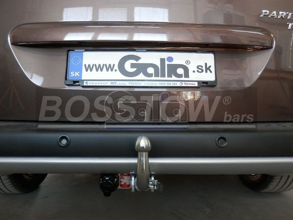 Anhängerkupplung für Peugeot-Partner Kasten/ Bus/ Kombi, Gesamtlänge: 4380mm, Baureihe 2008-2011 abnehmbar  Anhängerkupplung für Peugeot-Partner Kasten/ Bus/ Kombi, Gesamtlänge: 4380mm, Baureihe 2008-2011 abnehmbar