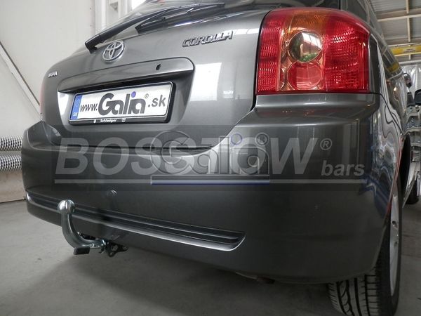 Anhängerkupplung für Toyota-Corolla (E12) Fließheck, Baureihe 2002-2004 abnehmbar  Anhängerkupplung für Toyota-Corolla (E12) Fließheck, Baureihe 2002-2004 abnehmbar