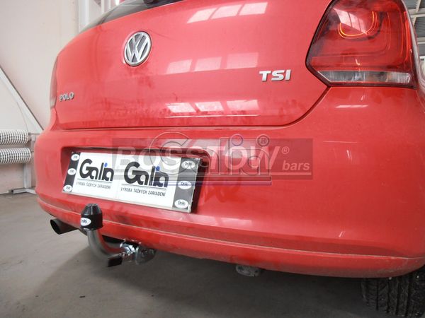 Anhängerkupplung für VW-Polo (6R)GTI, Baureihe 2009-2014 abnehmbar