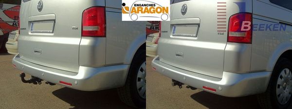 Anhängerkupplung für VW-Transporter T5, Kasten Bus Kombi, inkl. 4x4, spez. California, Baureihe 2009-2015 abnehmbar  Anhängerkupplung für VW-Transporter T5, Kasten Bus Kombi, inkl. 4x4, spez. California, Baureihe 2009-2015 abnehmbar