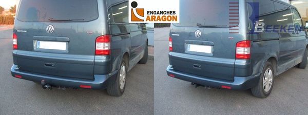 Anhängerkupplung für VW-Transporter T6.1, Kasten Bus Kombi, inkl. 4x4, spez. California, Baureihe 2019-2024 abnehmbar  Anhängerkupplung für VW-Transporter T6.1, Kasten Bus Kombi, inkl. 4x4, spez. California, Baureihe 2019-2024 abnehmbar