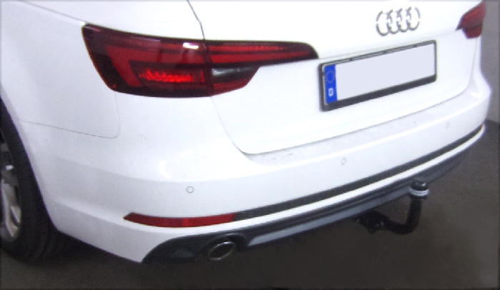 Anhängerkupplung für Audi-A4 Avant nicht Quattro, nicht RS4 und S4, speziell S-Line - 2015- Ausf.:  vertikal